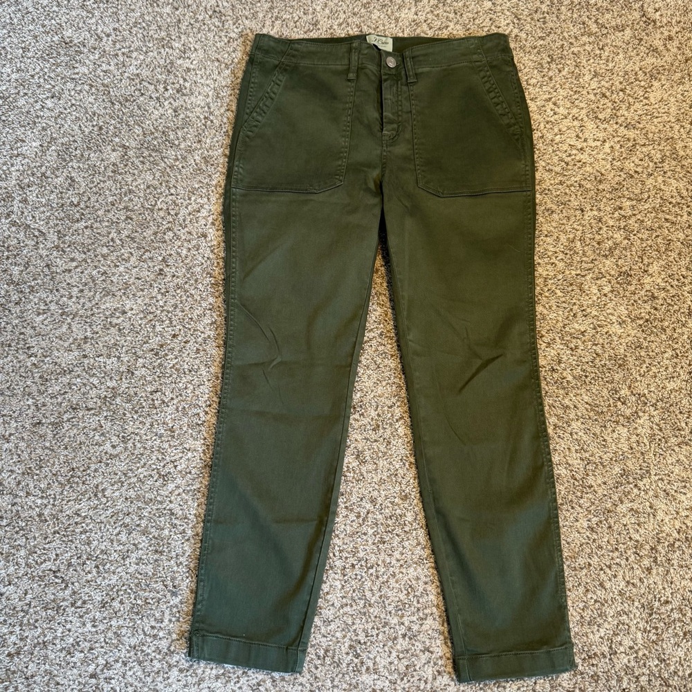 NWT J. Crew Stretch Chino Cargo Pants- 29P